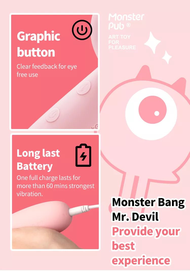 Monster Pub Bang Devil Vibrator