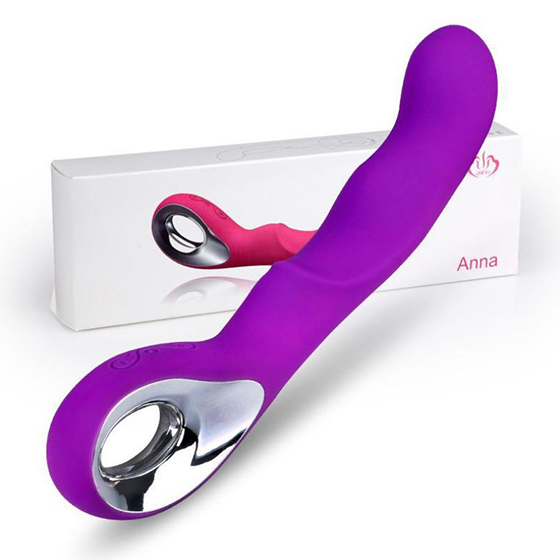 Purple Color 10-Speed Rechargeable Silicone G-Spot Vibrator