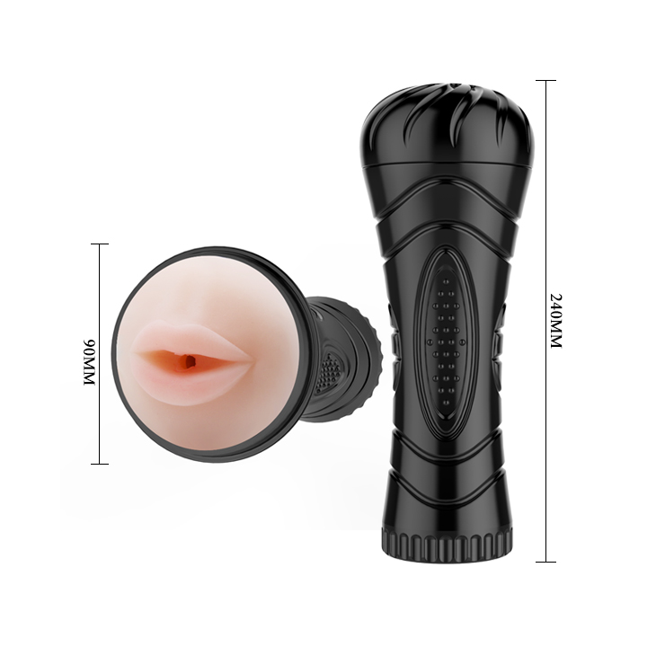 7 Speeds Vibrating Male Masturbator (Mouth Shape)