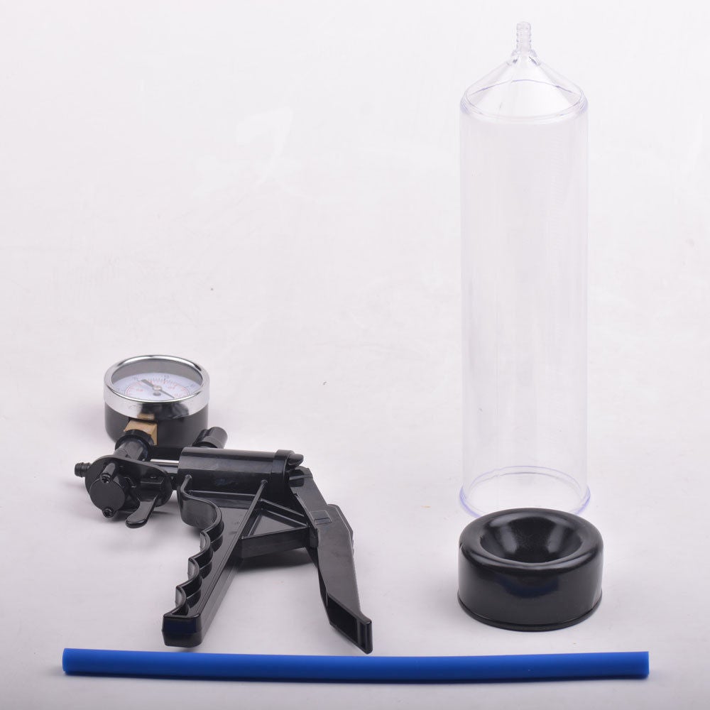 Plastic Pistol Pump with Gauge & QR Valve