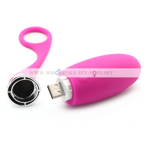 12 Speeds Pink Color Remote Control Rechargeable Silicone Vibrating Egg