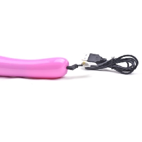 Pink Color 20-Mode Whisper Quiet Wand Massager (USB Recharging)