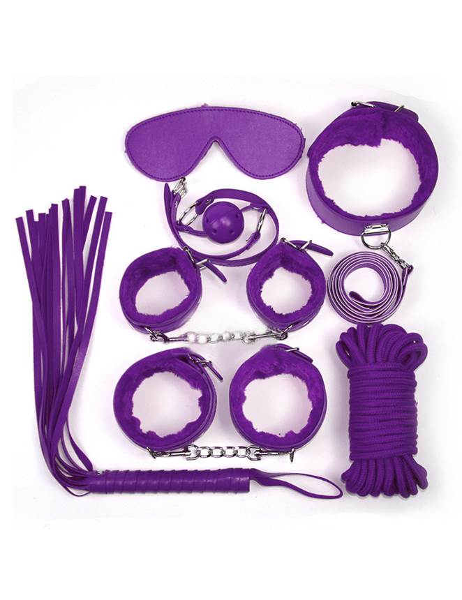 Purple Leather Bondage Adult Sexy Toys Sm Sexy Product