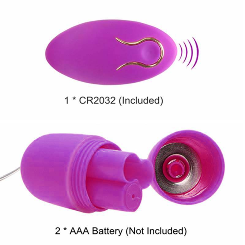 Remote Wireless Vibrating Purple Egg for Women