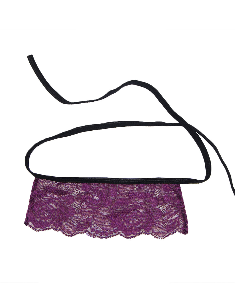 Plus Size Purple Lace Bustier Lingerie Sets