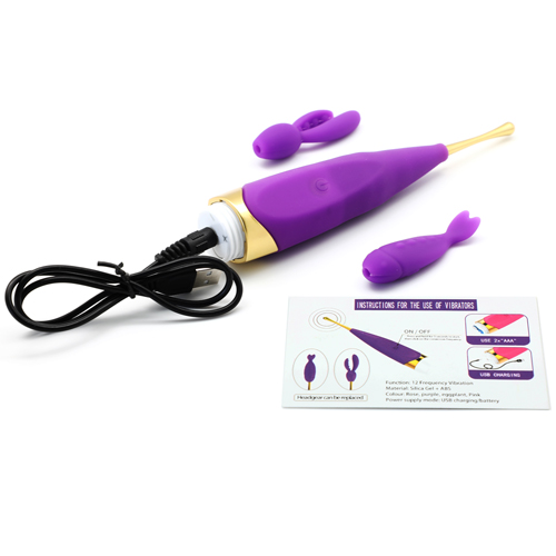 12-Speed Rechargeable High Frequency Vibrator