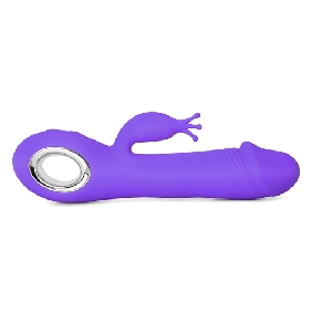 7 Speed Rechargeable Silicone Vibrator with Rotation and Heating