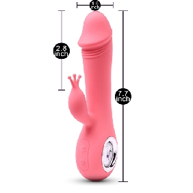 Rechargeable SiliconE Vibrator with Rotation and Heating