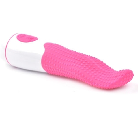 12-Speed Pink Color Silicone Tongue Vibrator