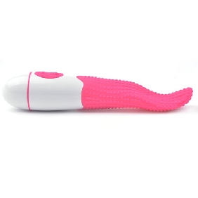 12-Speed Pink Color Silicone Tongue Vibrator