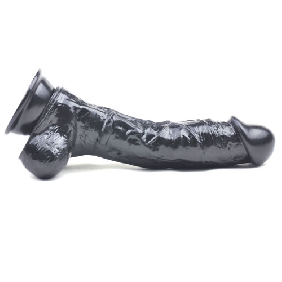 9.6 Inches Black Color Realistic Dildo