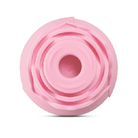 7-Function Pink Color Silicone Clitoral Sucking Rose Vibrator