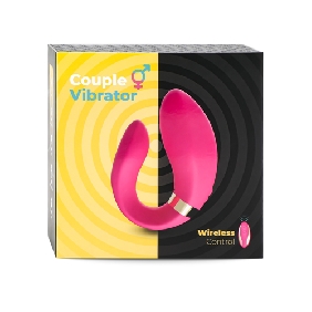 Remote Control Pink Color 9 Speeds Rechargeable Silicone Vibrators for Couples