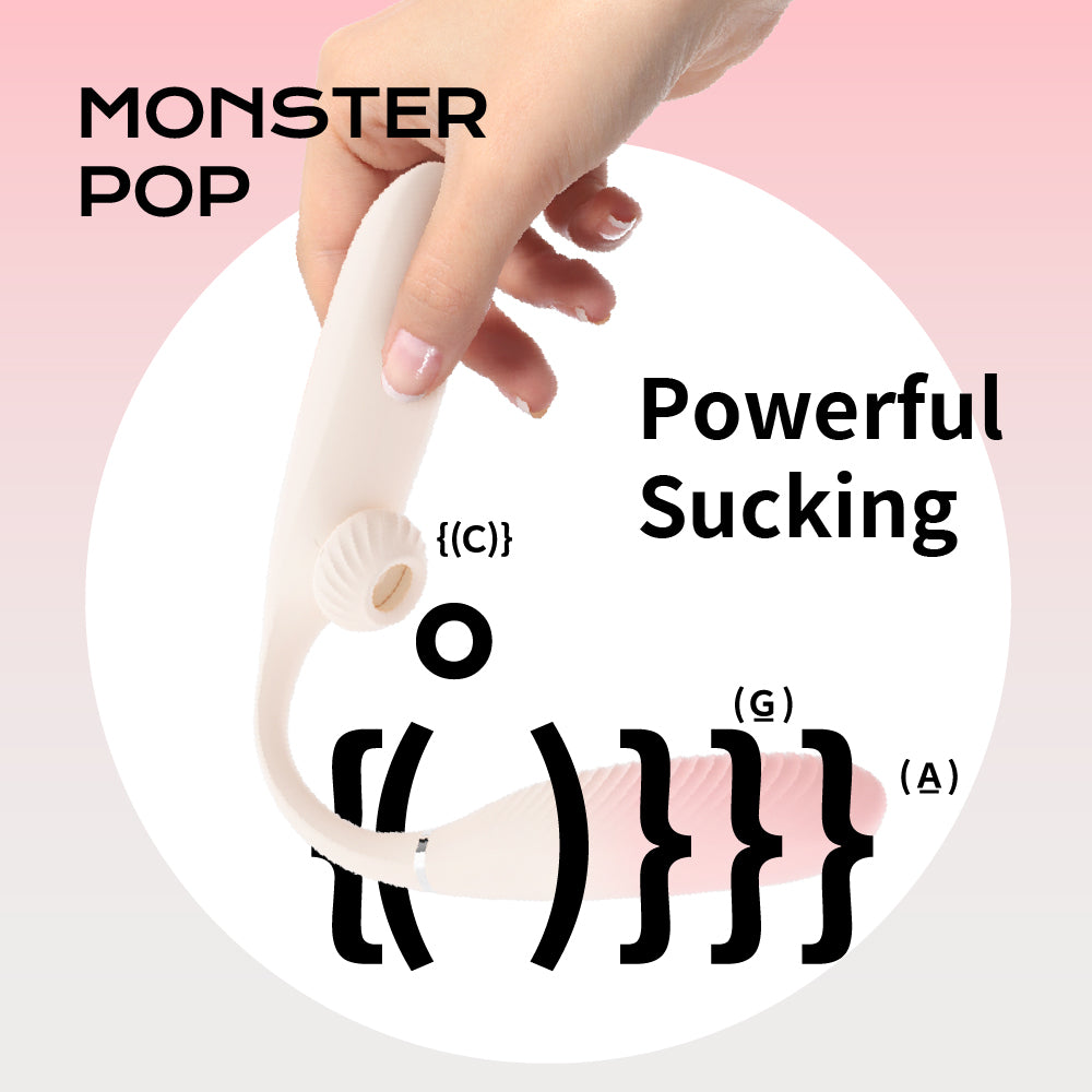 Monster Pop Thrusting & Clitoral vibrator