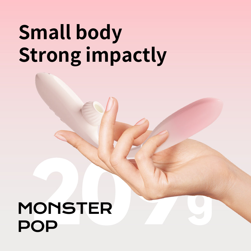 Monster Pop Thrusting & Clitoral vibrator